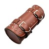 Shkalacar Motorcycle Tool Bag, PU Leather Motorcycle Fork Bag, Saddle