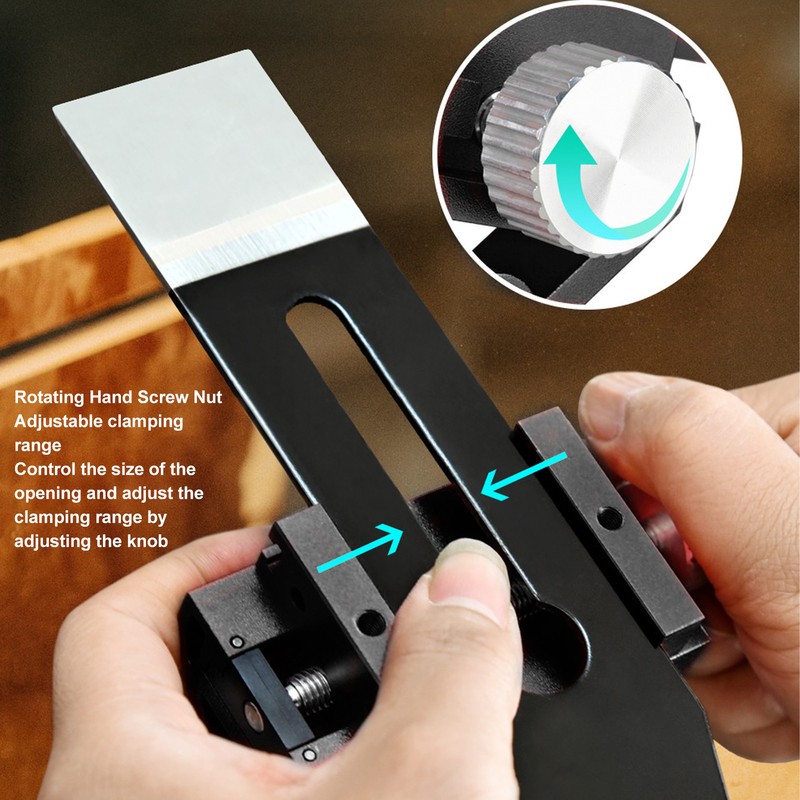 Honing Guide Aluminum Alloy Multifunctional Grinding Angle Clamping Range Adjustable