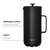 Scanpan TO GO French Press Coffee Maker 1.0L, Black -