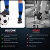 MediCaptain - Espinilleras de fútbol - Espinilleras de silicona -