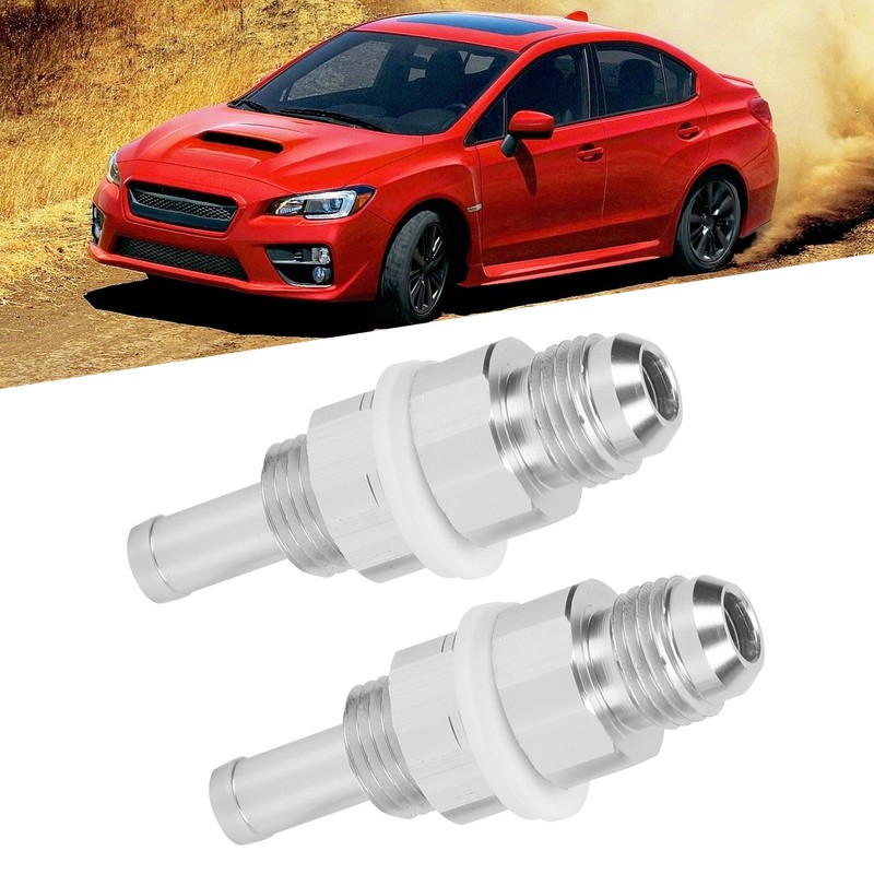 2pcs AN6-5/16 Hose Barb Adapter Aluminum Fuel Pump Tank Fitting