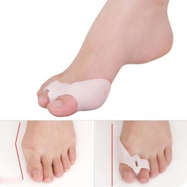Pedimend Gel Bunion Protectors with Toe Separator - Hallux Valgus Guard - Protect and Cushion Bunion by Absorbing Pressure & Friction - Realign Toes to Natural Position - Foot Care (1PAIR - 2PCS)