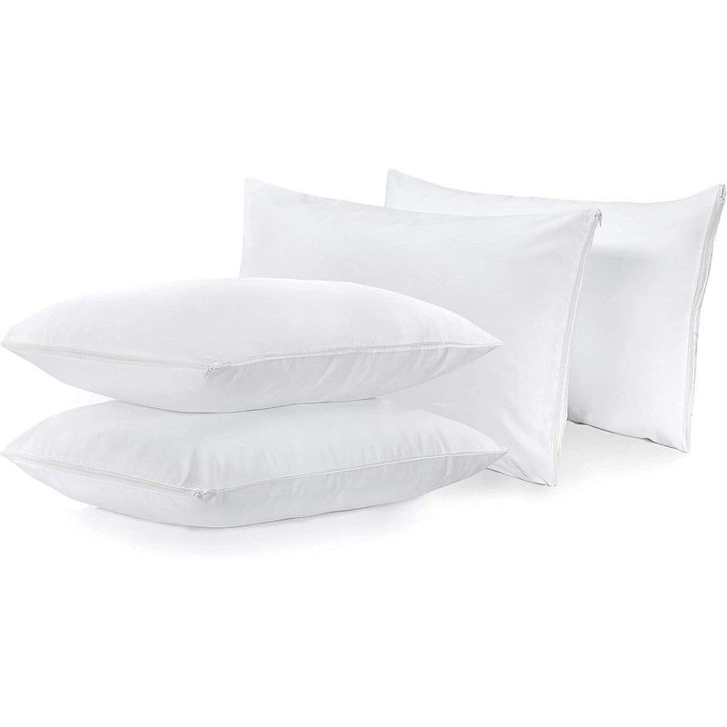Adam Home 100% Brushed Microfiber Pillow Protectors 6 Pack with