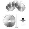Bestgle 45mm Steel Rotary Cutter Replacement Blades with Scale Fits