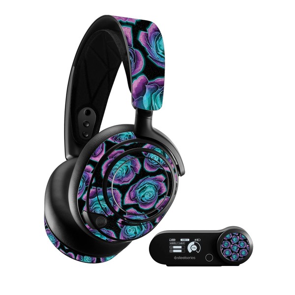 MightySkins Glossy Glitter Skin Compatible with SteelSeries Arctis Nova Pro