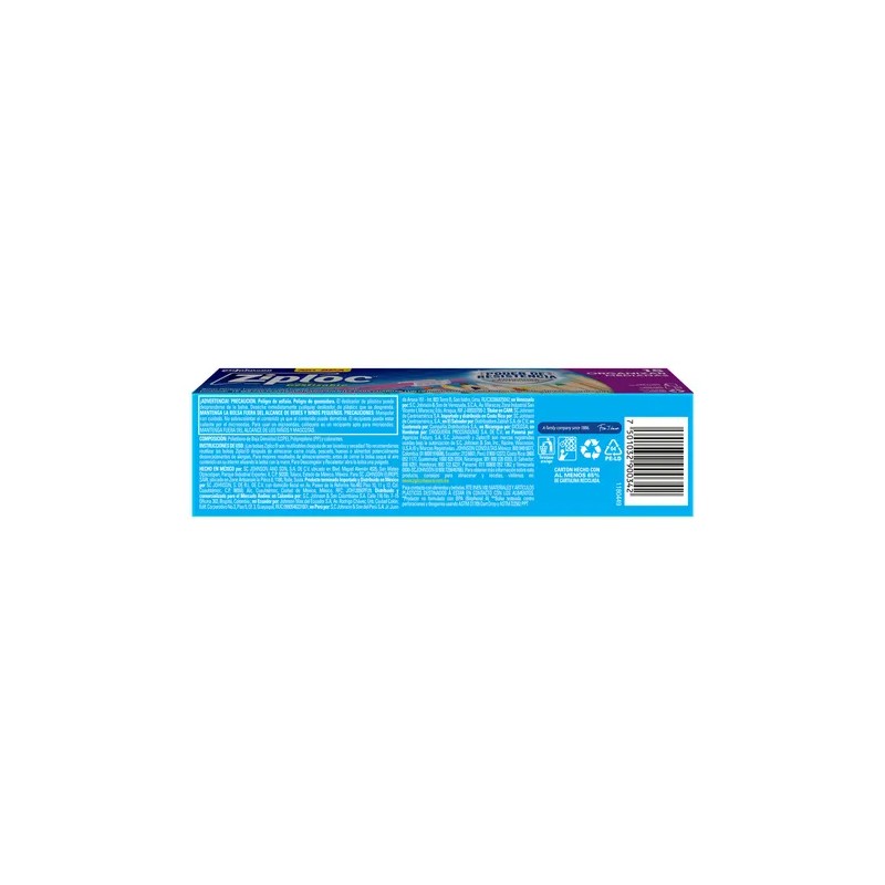 Bolsas para Congelar Ziploc con Cierre Fácil, Pack de 15