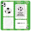 Jenaai Soccer Keychain Set with Inspirational Cards - 20 Pack