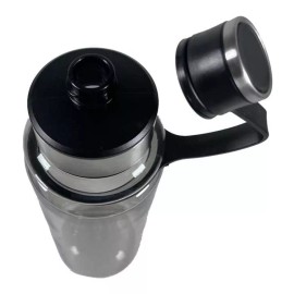 Makom Home Botella De Agua Grande 1 Litro Libre Bpa Con Asa Termo Mh