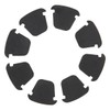 RLB-HILON 8PCS Cup Holder Insert Rubber Compatible with Chevy Silverado