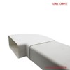 Kair 90 Degree Horizontal Elbow Bend 150mm x 70mm -