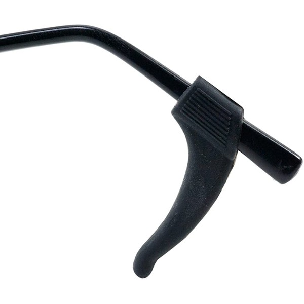 GMS Optical Premium Grade Comfortable Silicone Anti-Slip Holder for Glasses, Ear Hook, Eyeglass Temple Tip