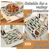 Cute Fish Placemats Set of 6,Boho Heat Resistant Non Slip