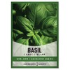 Basil Seeds for Planting (Large Leaf) Heirloom Non-GMO Herb Plant Seeds for Home Herb Garden Indoors, Outdoors, and Hydroponics by Gardeners Basics