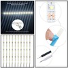 HUAZIZ Pack of 10 200 mm Pre-Wired Strips, 2835 SMD