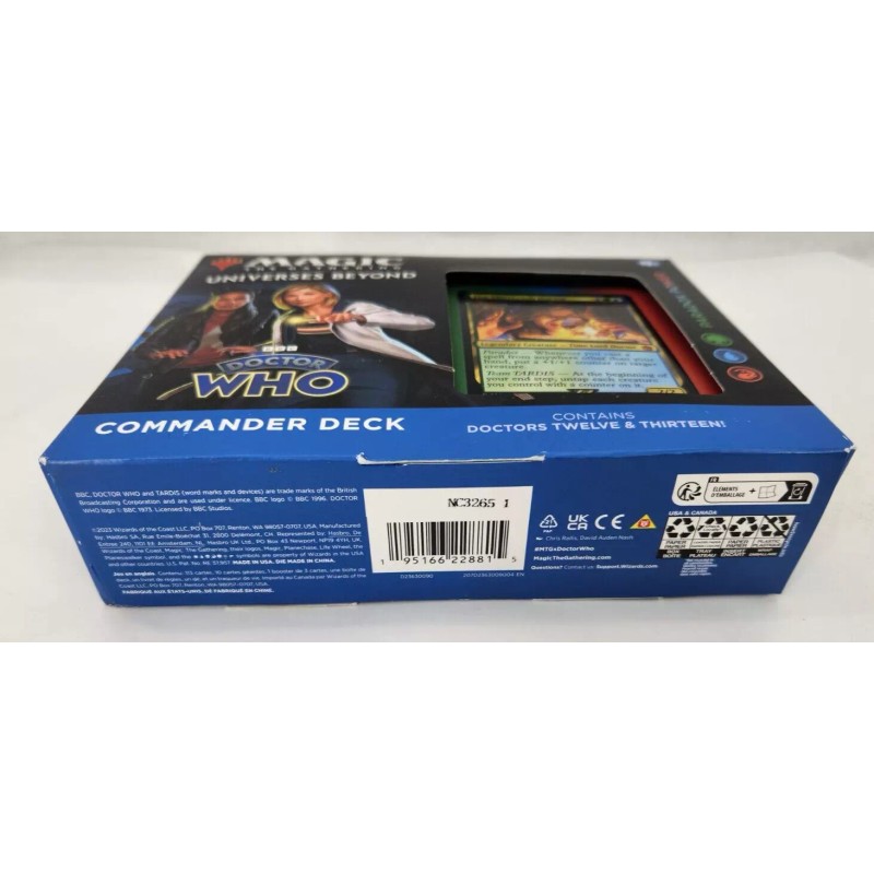Paradox Power Commander Deck MTG: Universes Beyond Doctor Who New