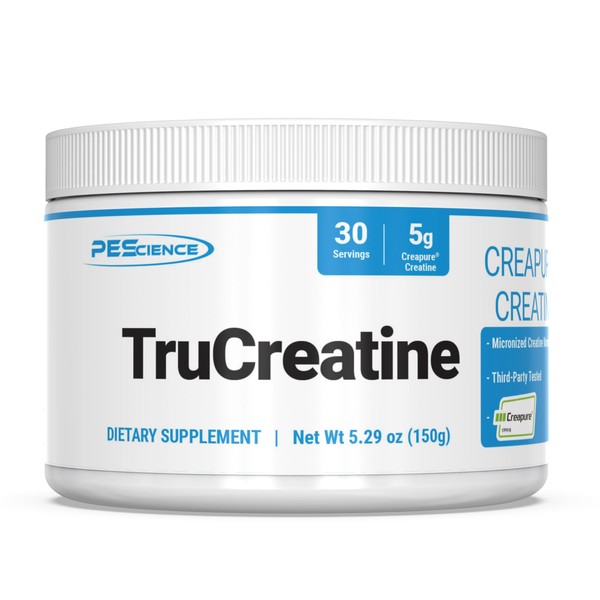 PEScience TruCreatine Creatine Monohydrate Powder, Micronized Creapure Creatine for Women