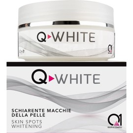 Q-WHITE lightening whitening cream gel for skin stains blemishes: hyperchromia, melasma, sun spots, hormone, spots from using photo-sensitive products, from post-operative inflammation