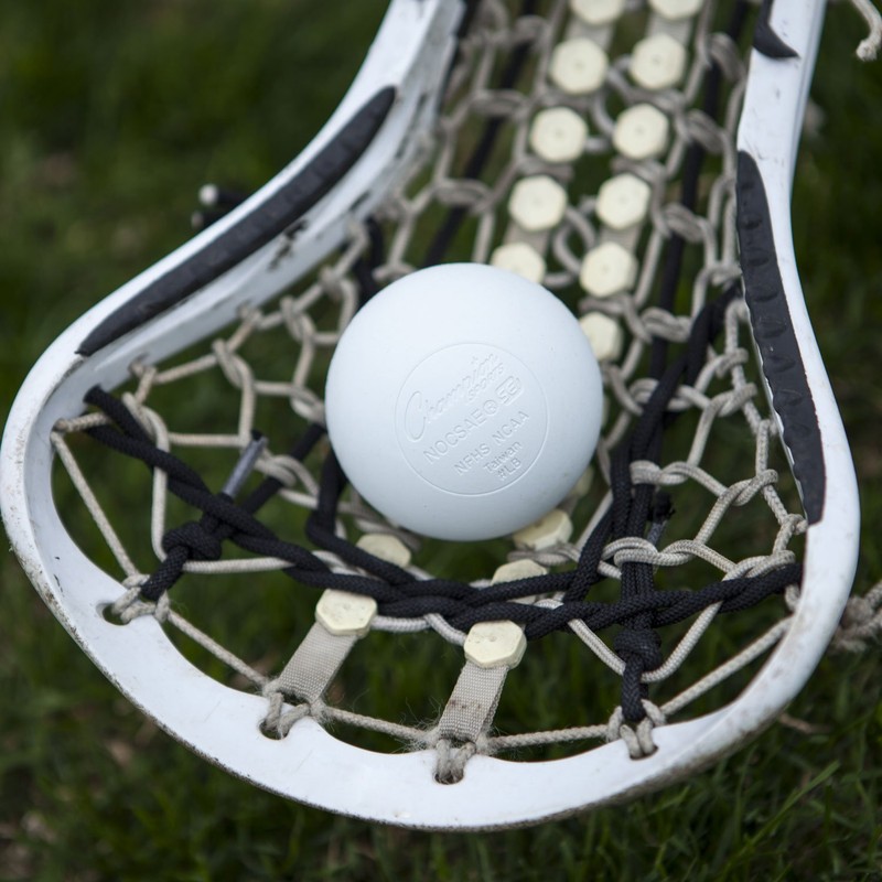 Champion Sports LBW3SET Nocsae Lacrosse Ball Set, 3, White