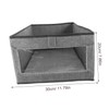 Ciieeo 2pcs Fabric Foldable Closet Storage Bins with Window Large
