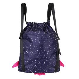 Drawstring Swimming Bags For Kids Boys Girls Gym Backpack with Wet Compartment Waterproof Sport String Bag Nursery Bag Children Travel Bag For School, Camping, Hiking, Gym, Gifts