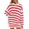Panadila Womens Shorts Sets 2 Piece Fall Outfits Striped Sweater