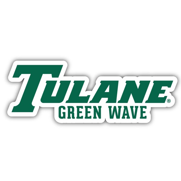R and R Imports Tulane University Green Wave 12 Inch Vinyl Decal Sticker