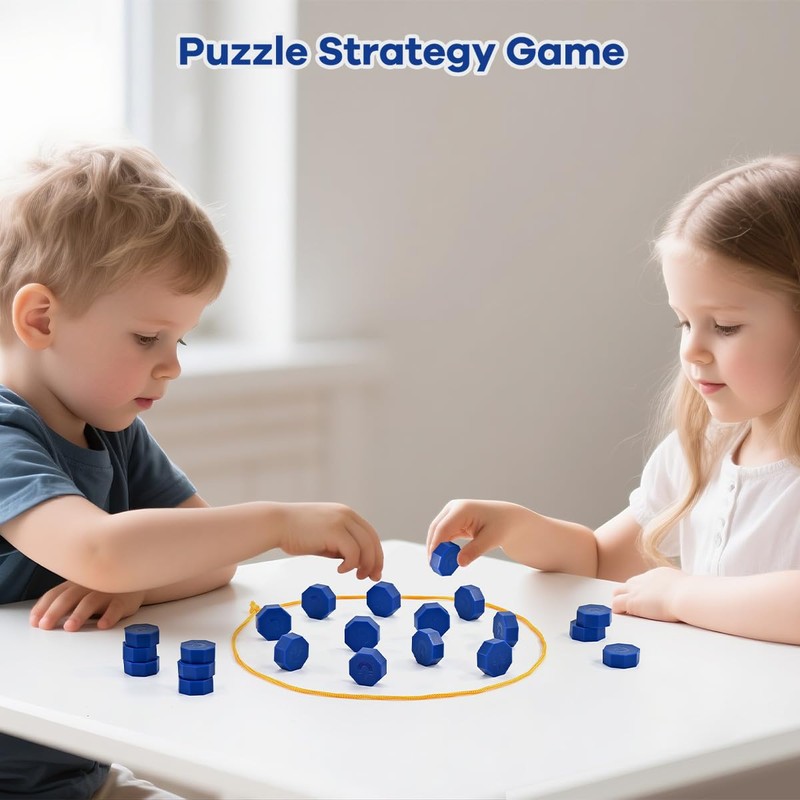 Bameca Magnetic Chess Game with Full-Size Stones, Magnet Game with