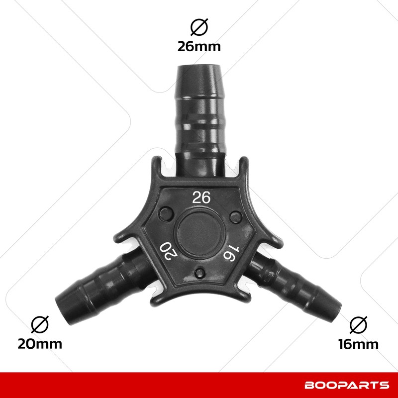 BOOPARTS Calibrator/deburring for multi-layer pipes with diameter 16-20-26 - PEX-AL-PEX