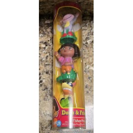 Fisher-Price FISHER PRICE Little People Dora Swiper & Boots Vintage tube NEW & Sealed VHTF