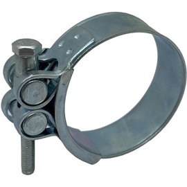 1x Lumonic Stainless Steel Joint Bolt Clamp 64-67 mm V2A Exhaust Clamp for Construction Cars Trucks