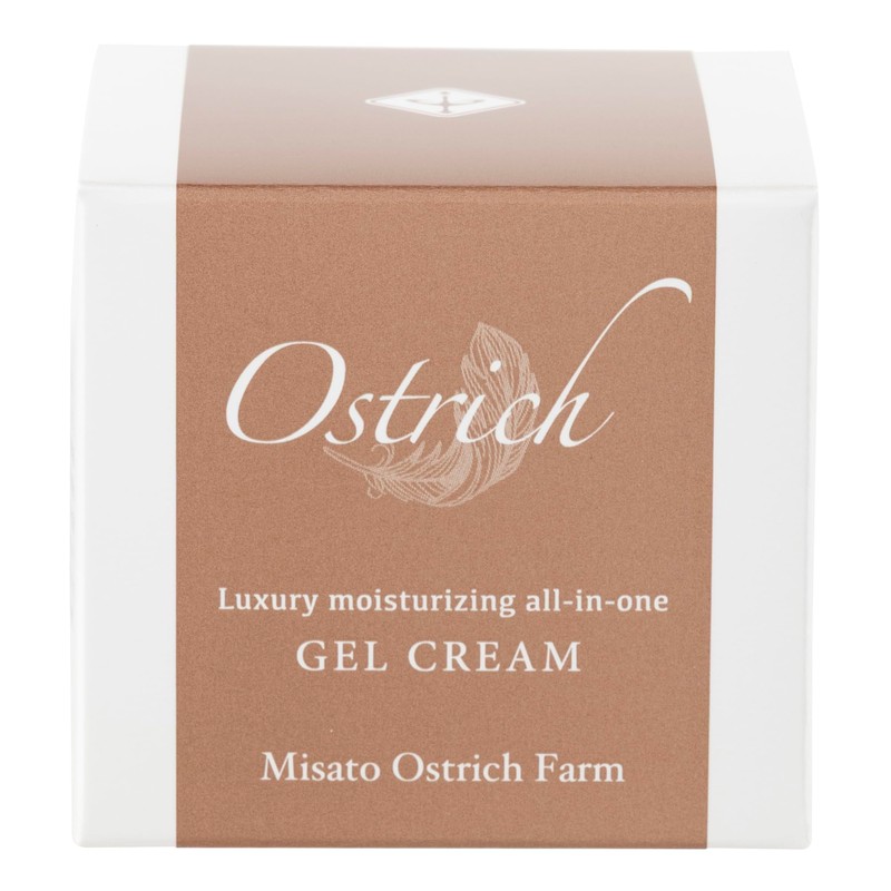 Ostrich Gel Cream, 1.8 oz (50 g), Fragrance-free, Additive-Free, Made