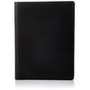 Royce Leather RFID Blocking Bifold Passport Currency Travel Wallet, Black,