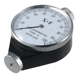 SHUATI Rubber Tire Durometer Dial Value 0-100 Degrees Portable Shore Type A/O/D Hardness Tester Meter Compact Large LCD Display Digital Hardness Meter(Type D)