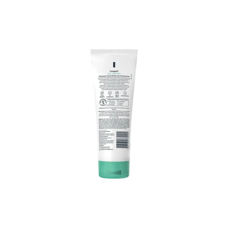 Cetaphil Oil Control Hidratante Facial Antimanchas 100ml