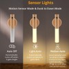 LANDGOO Wooden Nursery Night Light, LED Portable Bedside Motion Sensor