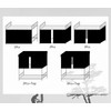 XGOPTS Students Dormitory Bunk Blackout Bed Curtain, Dormitory Bottom Bunk