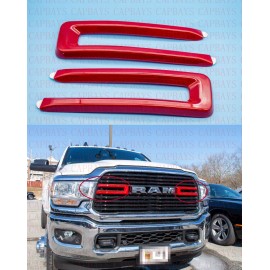 speed 2019-2021 Ram 2500 3500 4500/5500 Red Front Grille Trim Overlay