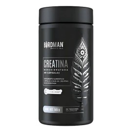 Birdman Creatina Monohidratada Vegana 125 Cápsulas 25 Servs                                                                                           