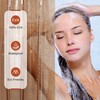 AmazerBath Shower Curtain Liner, 100% EVA Soft Clear Amber Heavy
