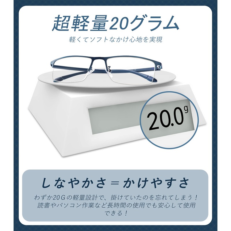 Blue Light Cut Glasses, PC Glasses, Stylish, Glasses, Harmful Light