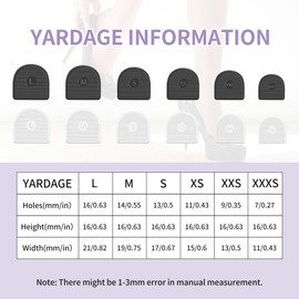 SooGree 6Pairs Stiletto Heel Cap Protectors, 6Sizes Heel Stoppers Heels Repair Caps, Anti-Noise Heel Covers for High Heel Shoes,Gravel,Wetlands,Outdoor (Black, 6 Sizes(XXS, XX, XS, S, M, L))