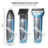 Cortapelos Inalámbrico Dengfengping Azul Con Cabezal 3 En 1 Para