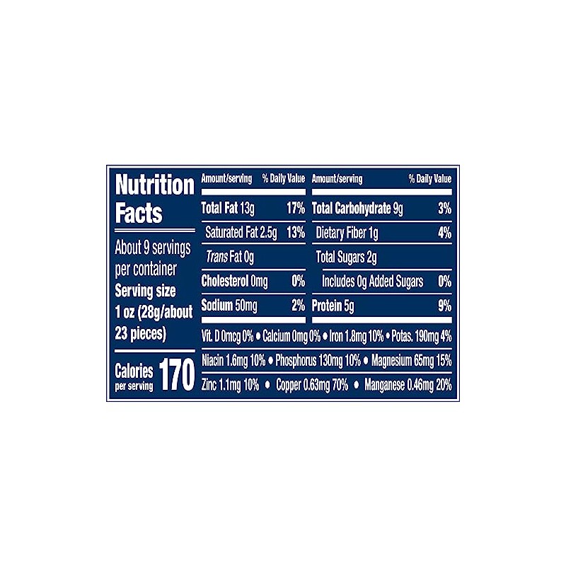 Planters Lightly Salted Whole Cashews (8.5 oz Canister)