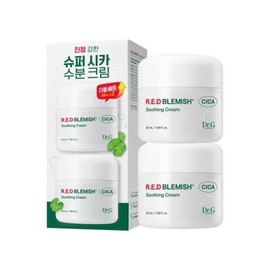 Dr.G Miracle House Dr.G Red Blemish Cica Soothing Cream 50ml Duo Special Set 672062 / 미라클하우스 닥터지 레드 블레미쉬 시카 수딩 크림 50ml 듀오 기획세트 672062