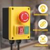 220 V Single-Phase On/Off Switch, briidea Safety Switch with Large