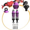 perfeclan 4Pcs Oil Shock Absorbers for RC Car Dampers for