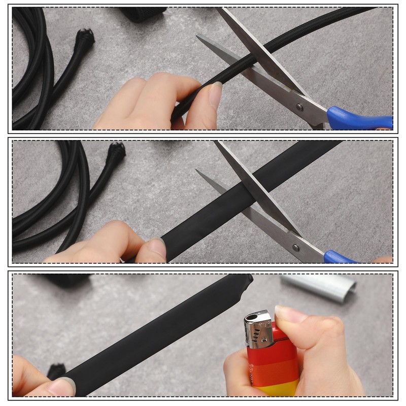 2 Pcs Replacement Wakeboard Tower Rack Bungee Cords with Pull