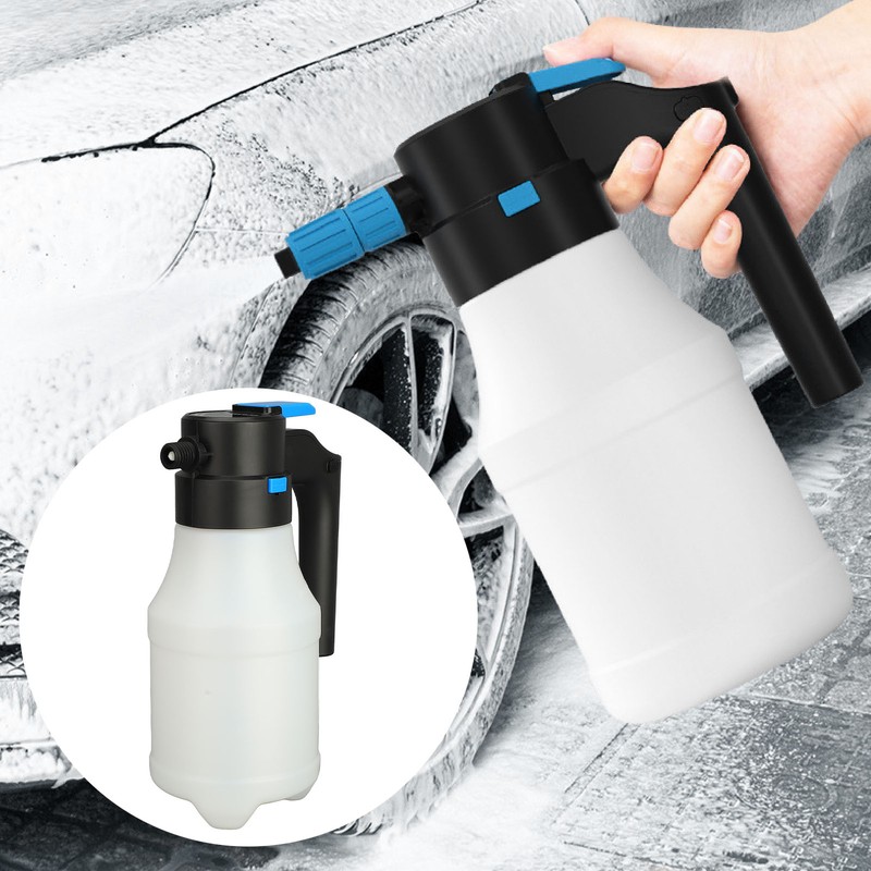 Electric Car Wash Foam Watering Can Automatic Spray Handheld High