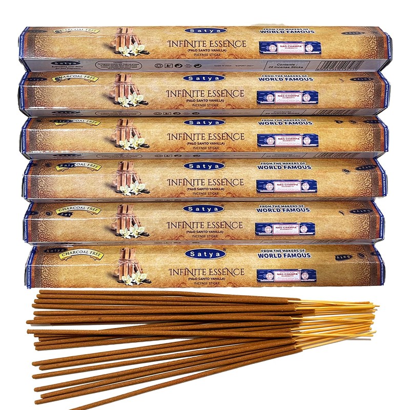 Satya Infinite Essence Limited Edition Exclusive Palo Santo Vanilla Incense