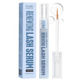 BABE ORIGINAL Renewing Lash Serum – Prostaglandin-Free, Peptide-Infused Gentle Lash Serum for Fuller, Longer-Looking Lashes, Lash Enhancing Treatment with Nourishing Botanicals, Vegan & Cruelty-Free